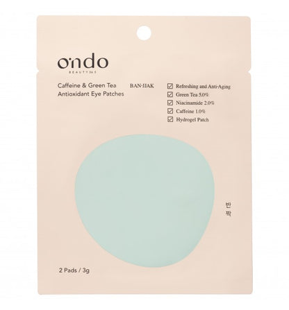 Ondo Beauty 36.5 Caffeine & Green Tea Antioxidant Eye Patches